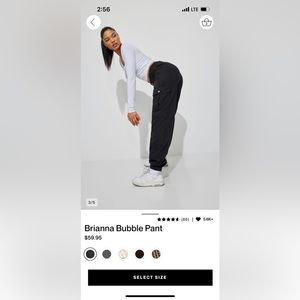Brianna bubble pants cargo garage